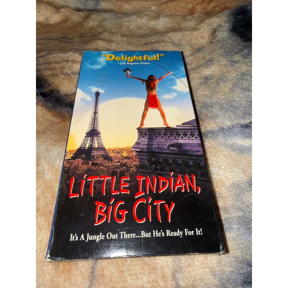 Little Indian Big City VHS Movie Touchstone Home Video 1996 Comedy Paris PG